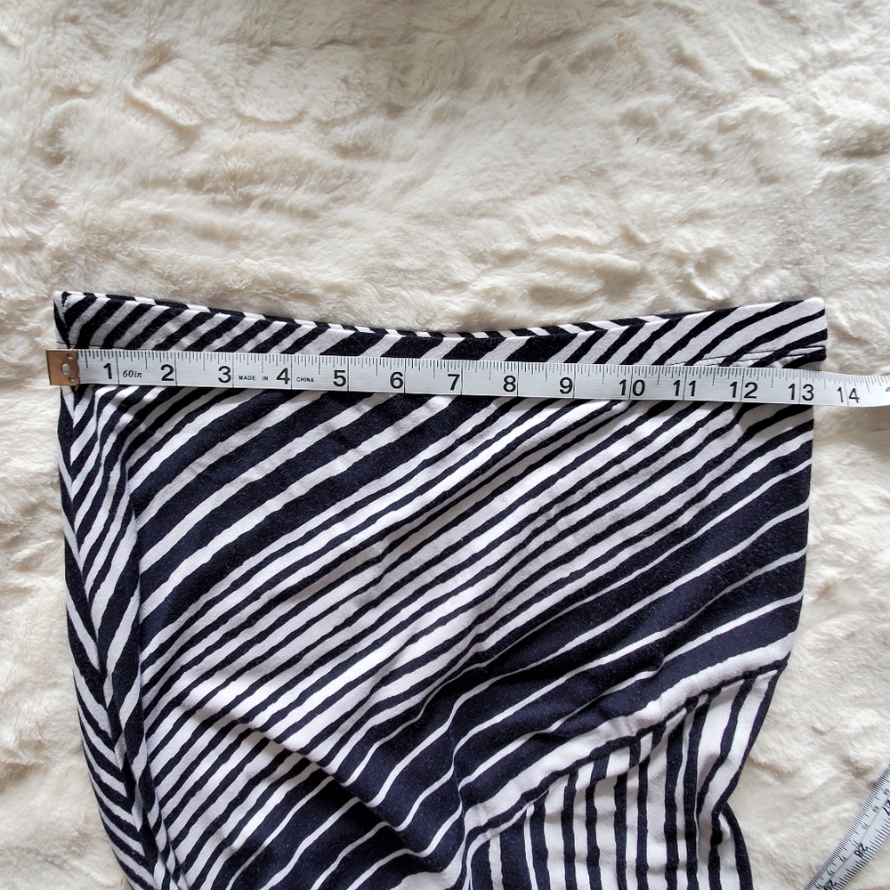 Christopher & Banks Navy & White Striped Maxi - Picture 4 of 6